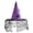AD04-Purple, variant on Women'S Halloween Witch Hat Wide Brim Spire Funny Gothic Caps Hats Halloween Party Costumes Accessory Blue