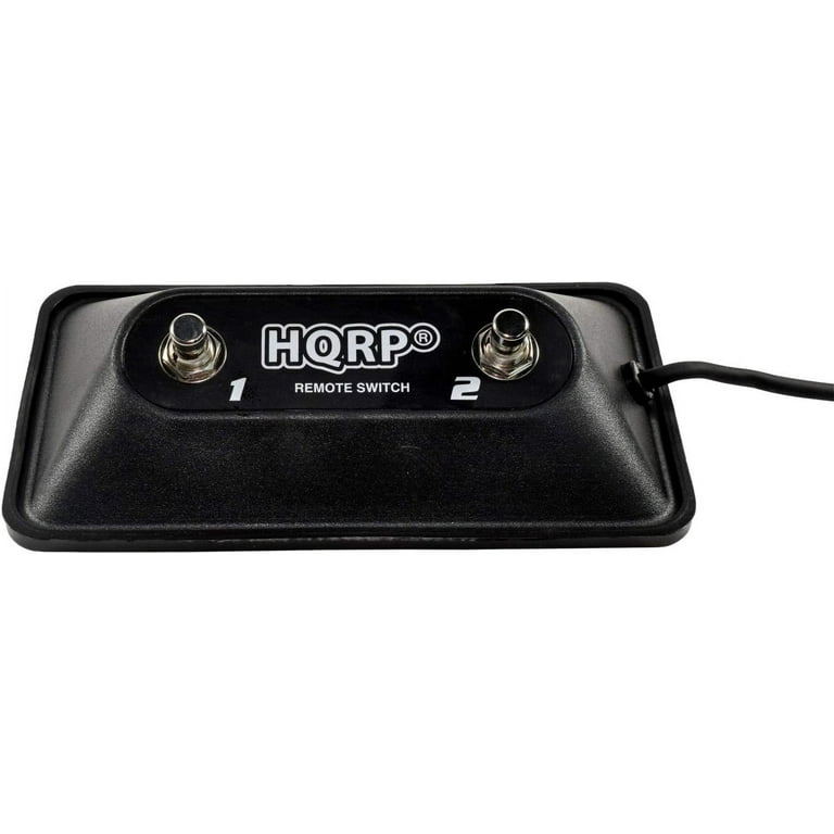 HQRP Multi-purpose 2-Button Guitar Amp Footswitch works with