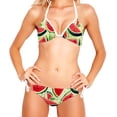 thumbnail image 2 of Watermelon Detachable Sponge Adjustable Strap Bikini Set Two-Pack Swimsuits for Women, 2 of 6