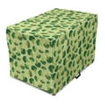 thumbnail image 1 of Vegetable Dog Crate Cover, Repeating Healthy Food Graphic with Organic Broccoli Pattern, Easy to Use Pet Kennel Cover Small Dogs Puppies Kittens, 7 Sizes, Green Pale Green, by Ambesonne, 1 of 6