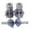 Grey, variant on lnmuld Baby Socks Soft Sole Baby Socks with Matching Hair Bow Set Non- Floor Footwear for Toddlers and Kids Size:0-6 Months