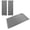 Grey, variant on Yajisi Grommet Blackout Curtains Punch Free Thermal Insulated Room Darkening Single Panel for Bedroom Living Room, Black, 52" W x 84" L (132 cm x 213 cm)