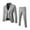 Gray, variant on Boys Casual Outfit Sets Teen Solid Color V Neck Botton Down Long Sleeve Formal Tops Vest And Pants Three Piece Suit Activewear,Blue,18-19 Years