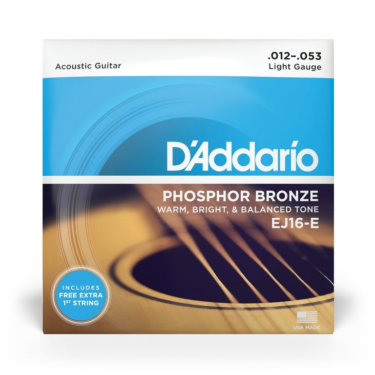 D'Addario EJ16 Phosphor Bronze Acoustic Guitar Strings photo 2