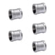 thumbnail image 1 of 5pzs Cople Galvanizado 1/4 Npt 6mm Hidráulico Agua Aire, 1 of 2