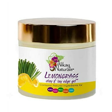 Alikay Naturals Lemongrass Stay & Lay Edge Gel, 4 oz