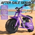 thumbnail image 7 of HOVERHEART Gas Mountain Bike, 105cc 4-Stroke Gas Powered Off Road Motorcycle (Model-MB0001) with Led Lights, Disc Brake, Max Load 200Lbs, Up to 30Kph, NO OIL MIX REQUIRED, 7 of 7