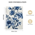 thumbnail image 2 of JEUXUS  Beautiful Blue Flower Canvas Print Wall Art Decor for Home or Office Stunning Floral Wall Art Ready to Hang for Bedroom Bathroom Living Room Each Panel, 2 of 5