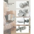thumbnail image 4 of acdanc Baby Utensils 4-Piece Self Feeding Silicone Flatware Set with Silicone Handles, 4 of 7