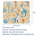 thumbnail image 5 of Kangaroo Printed Square Mouse Pad, 8.3x9.8 Inch Non-Slip Rubber Bottom Gaming Mouse Pad for Office Use, 5 of 6