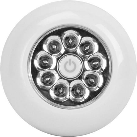 Bright 9 LED Push Light, Best Brands, LED Light, Homeworks, Closet Light, Indoor Light, Tap (Best Led Under Cabinet Lighting Reviews)