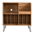 thumbnail image 4 of CorLiving Vintora Large Engineered Wood Open Shelved Turntable Media Stand, 4 of 10