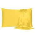 thumbnail image 6 of Lemon Dreamy Set of 2 Silky Satin King Pillowcases, 6 of 6