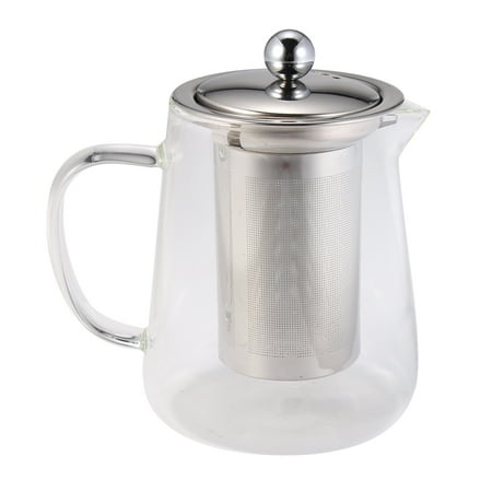 750 950ml Clear Glass Teapot Stainless Infuser Lid Steeping Tea Flower Tea Pot Walmart Canada