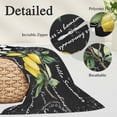 thumbnail image 4 of Hello Summer Lemons Throw Pillow Covers Farmhouses Fruits Black White Checkered Decorative Lumbar Pillow Cover Rectangle Cushion Case for Sofa Couch Bed Living Room Bedroom 20 X 54 Inches, 4 of 9