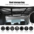 thumbnail image 3 of Filet de Toit pour Voiture, Filet de Cargaison Réglable pour SUV Double Couche, 3 of 5