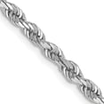 thumbnail image 1 of Quality Gold WQT025-22 14K White Gold 3.35 mm Diamond-Cut Quadruple 22 in. Rope Chain, 1 of 1