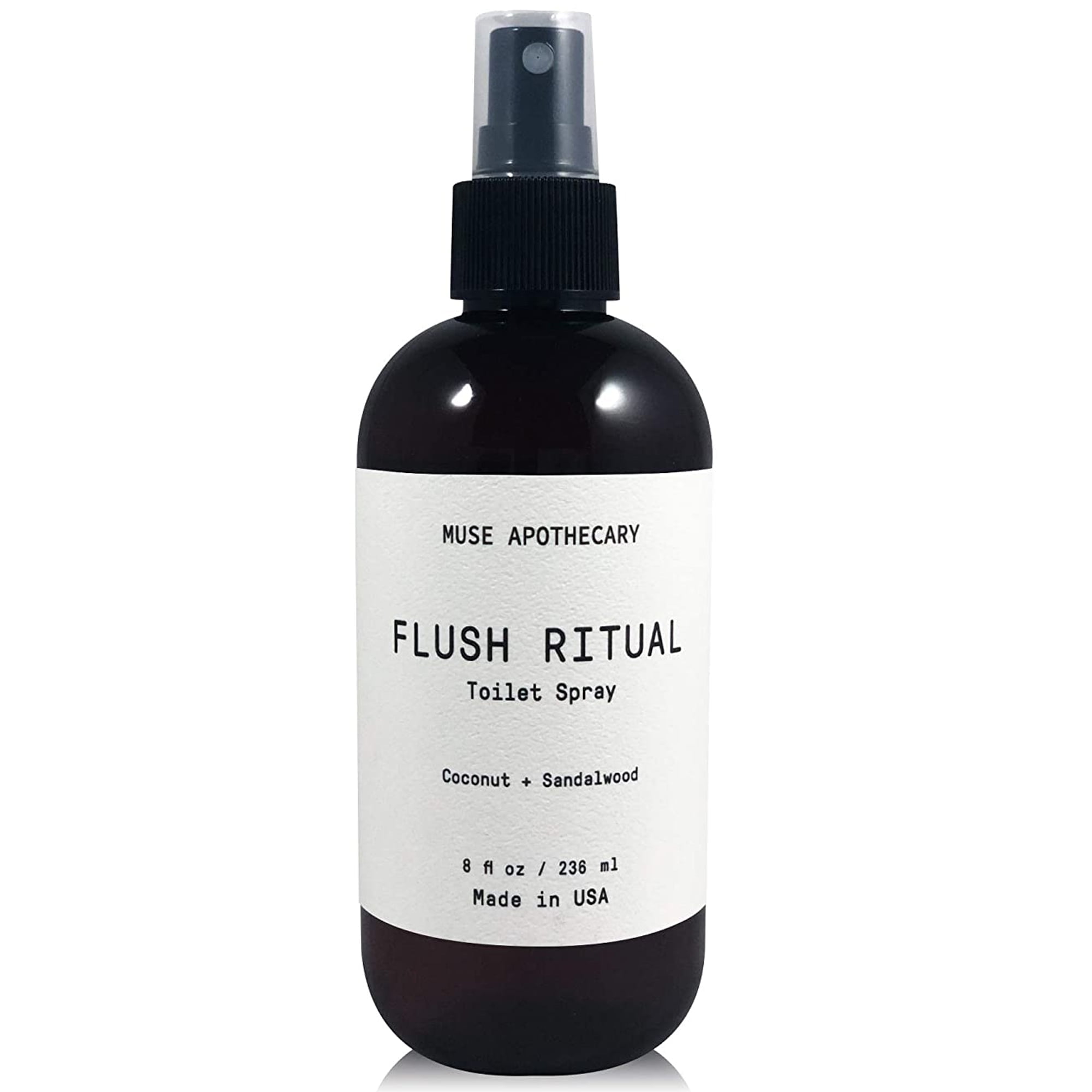 Muse Apothecary Flush Ritual Luxury Aromatherapy Toilet Bowl Spray Freshener Bathroom Deodorizer with Essential Oils 8 Oz