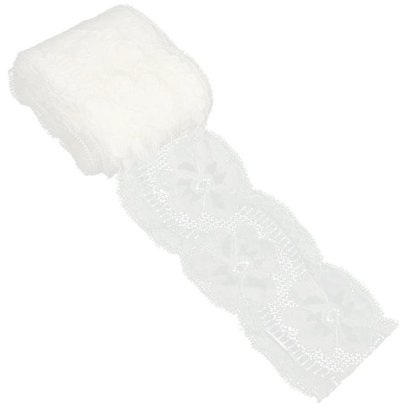 STRANDCHIC White Polyamide Lace Trim for Handmade Crafts and DIY Projects