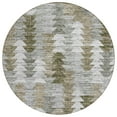 thumbnail image 2 of Addison Rugs Chantille Indoor/Outdoor Transitional Modern Brown Washable Round Rug, 8' x 8', 2 of 6
