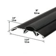 thumbnail image 3 of M-D Building Products 10116 3-3/4 in. x 3/4 in. x 36 in. Bronze Aluminum and Vinyl Heavy-Duty Low-Profile Threshold, 3 of 7