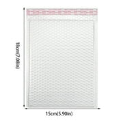 Xoxingysm Gift Wrapping Paper White Poly Bubble Mailers Seal Packaging Bags Small Business Supplies Padded Envelopes Bubble Envelopes Mailing Bags Packaging for Small Business, 10X Bubble Wrap