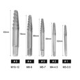 thumbnail image 3 of Extractor de tornillos de mano izquierda XianweiShao 11 piezas brocas de tornillo rotas HHS, 3 of 5