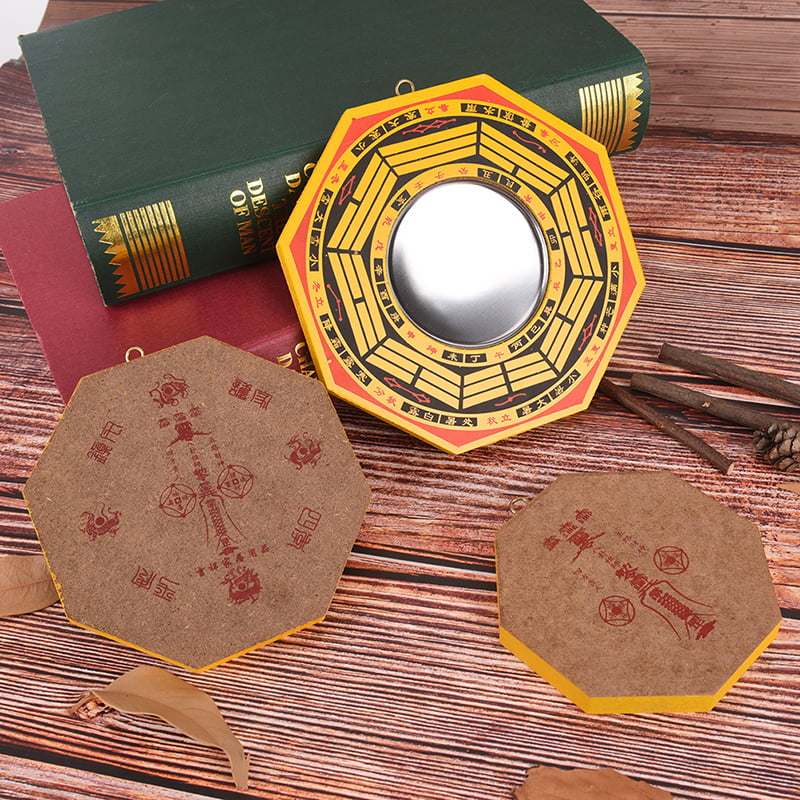 4" Inch Chinese Dent Convex Bagua Mirror Blessing House Protect Feng S SP 