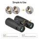 thumbnail image 5 of 12X42 High Definition Binoculars Telescope Life Water-resistant with Carry Bag Phone Clip Cleaning Cloth for Concert Sports Events Bird Watching Wildl, 5 of 5