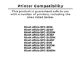 thumbnail image 4 of Zoomtoner Compatible Ricoh Aficio SPC-231SF Ricoh 406478 (Type SPC310HA) laser Toner Cartridge Yellow, 4 of 5