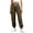 Brown-1, variant on Womens Cargo Pants Baggy Elastic Waist Cargo Joggers For Women Oversized Casual Athletic Pants Cinch Bottom Trousers