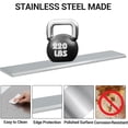 thumbnail image 3 of Garvee Concession Shelf, 72" x 12" Stainless Steel Folding Serving Shelf for Food Truck, Grill Area, BBQ Table, Restaurant, 3 of 7