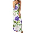 thumbnail image 2 of Vestido estampado de tirantes sin mangas de playa casual de verano para mujer Pompotops  qyievc1667, 2 of 4