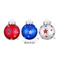 thumbnail image 3 of Nkmbld Patriotic Hanging Ball Ornaments Independence Day Decorations Hanging Pendants for USA 250th Anniversary 4th of July Party Window Wall Decoration, 3 of 8