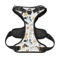 thumbnail image 3 of JUNZAN I Love Dogs Pattern Dog Harness - Lightweight,Soft,Adjustable Small Harness and Leash Set-X-Large, 3 of 7