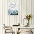 thumbnail image 5 of Bible Verses Wall Art, And If Not He Is Still Good Wall Decor, Watercolor Forest Prayer Wall Decor, Inspirational Framed Canvas Wall Art For Home, Christian Gifts for Woman Man - A18, 5 of 6