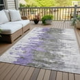thumbnail image 6 of Addison Rugs Chantille Indoor/Outdoor Transitional Modern Purple Washable Rectangle Rug, 5' x 7'6", 6 of 6