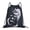 Black White, variant on Hazbin Hotel Drawstring Backpack Sport Gym Bag For Yoga Swimming Gymsack Sport Strap Pack Bag