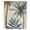Blue, variant on Palm Trees Sheer Curtains 45 Inch Length, Light Filtering Voile Curtain Panel, Blue Brown Vintage Watercolor Tropical Rod Pocket Drapes Window Treatments for Living Room Bedroom 52"x45"