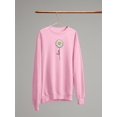 thumbnail image 3 of Love Daisy Positive Heart  Sweatshirt Women -Image by Shutterstock, Female Small, 3 of 4