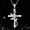 White, variant on Wentin Reduced Necklaces & Pendants Personalise Crucifix Rose Diamond Necklace For Women Necklace Necklace Memorial Pendant Jewelry Gift