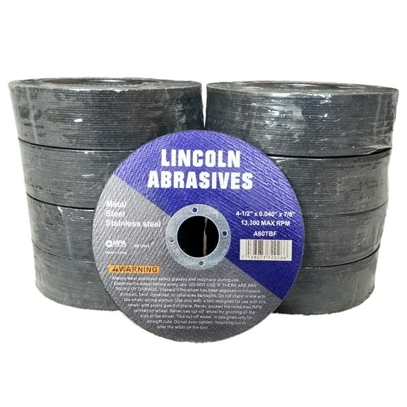 200 Pc 4.5" x .040" x 7/8" Cut-Off-Wheels for Metal / Stainless Steel