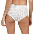 thumbnail image 2 of Calvin Klein Women's Colorful Rainbow Logo Print Soft Cotton Blend Boyshorts Panties, 2 of 2
