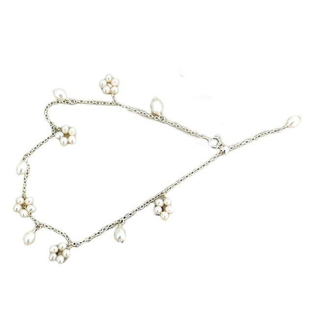 Sonducket Tobillera Cadena de tobillos de plata Cadenas vintage simples Ropa para mujeres Ocio Oficina Navidad Regalos de Acción de Gracias Ropa, zapatos y accesorios Miscelánea