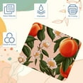thumbnail image 3 of Peach Square Desk Mat Mousepad, 8.3x9.8 Inch Non-Slip Rubber Bottom, Printed Gaming Mousepad for Office and Gaming, 3 of 6
