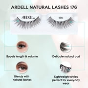 Ardell Lashes Natural 176, 4 Pack