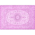 thumbnail image 1 of Ahgly Company Indoor Rectangle Medallion Pink Traditional Area Rugs, 8' x 12', 1 of 4
