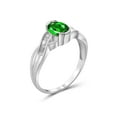 thumbnail image 3 of 0.83 Carat T.G.W. Chrome Diopside Gemstone and White Diamond Accent Ring, 3 of 4