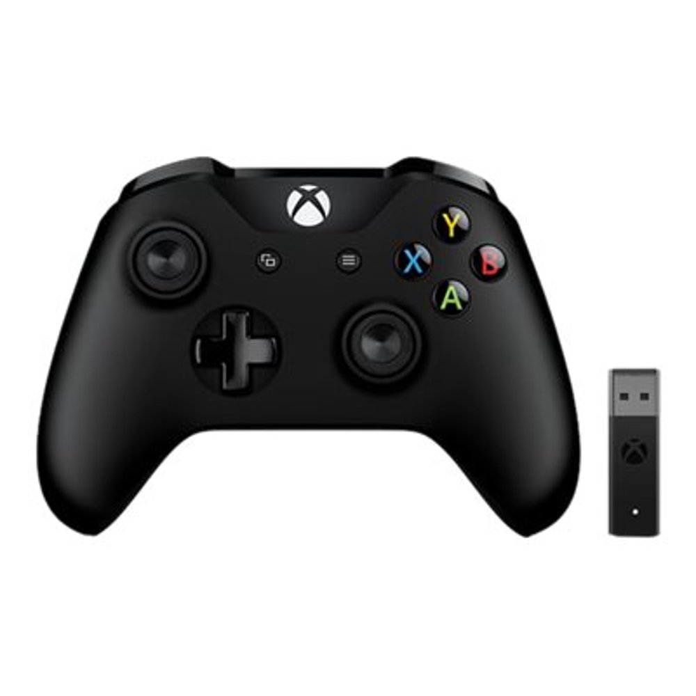 Microsoft Xbox Controller + Wireless Adapter for Windows 10 Gamepad