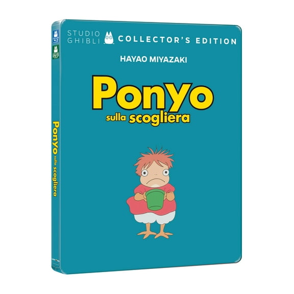 Ponyo Sulla Scogliera (Steelbook Blu-ray   DVD) (Blu-ray) Yuria Nara Hayao Miyazaki